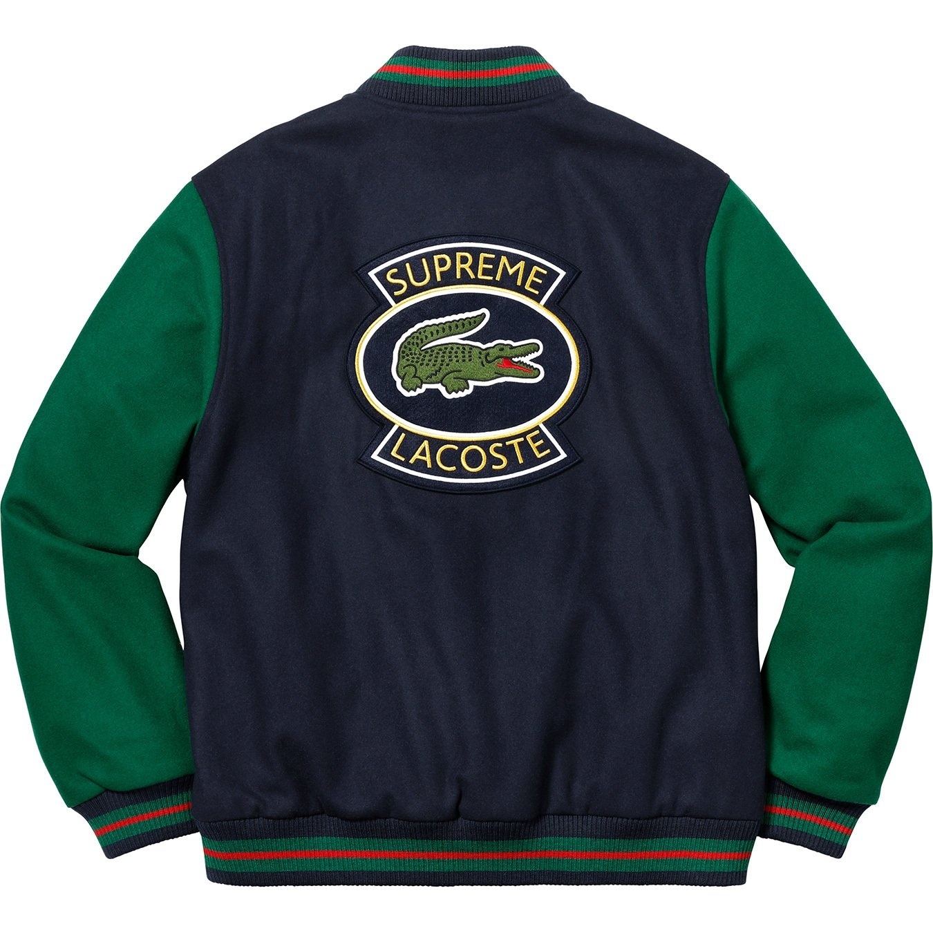 Supreme®/LACOSTE Wool Varsity Jacket view 12